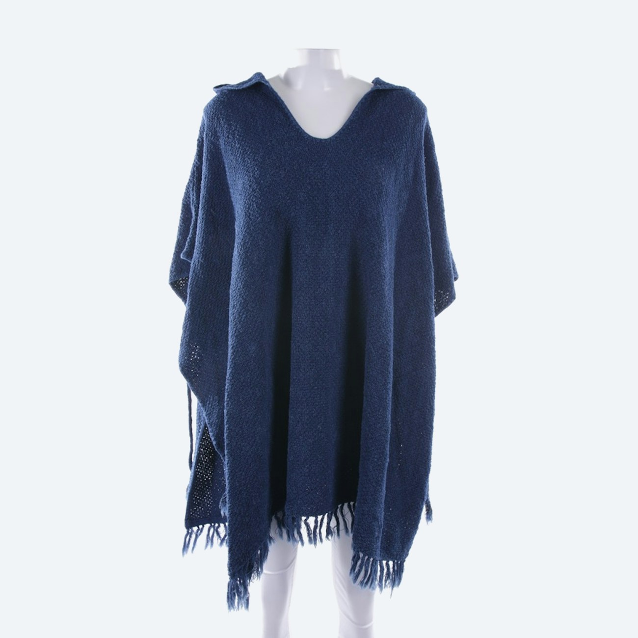 Image 1 of Poncho XS Blue in color Blue | Vite EnVogue