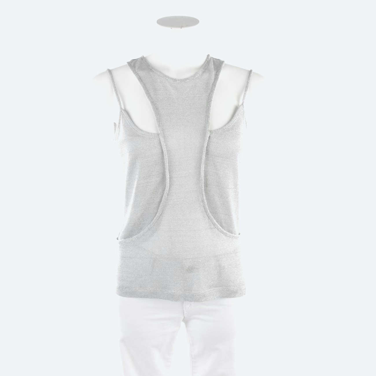Image 1 of Tops S Silver in color Metallic | Vite EnVogue