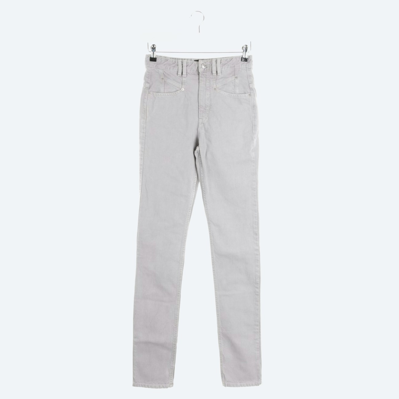 Bild 1 von Skinny Jeans 34 Hellgrau in Farbe Grau | Vite EnVogue