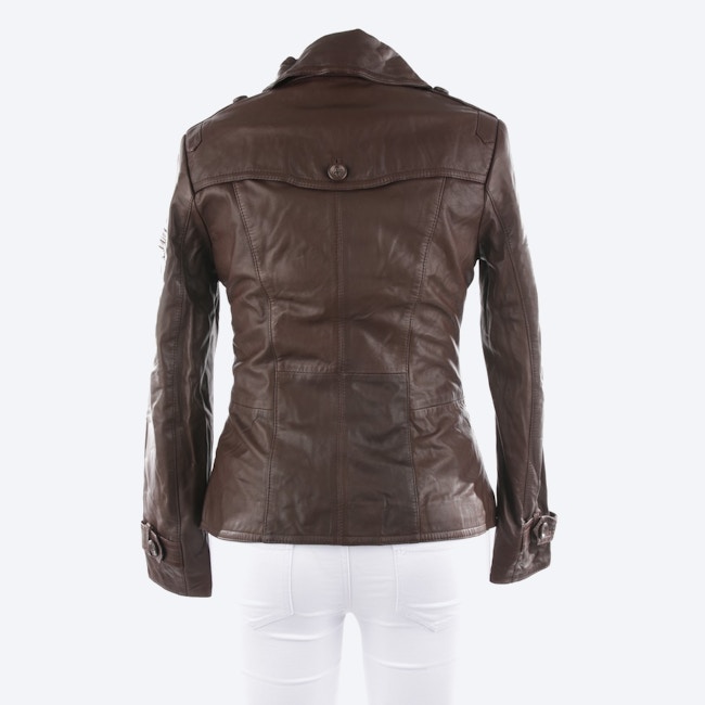 Image 2 of LeatherJackets 40 Dark brown in color Brown | Vite EnVogue