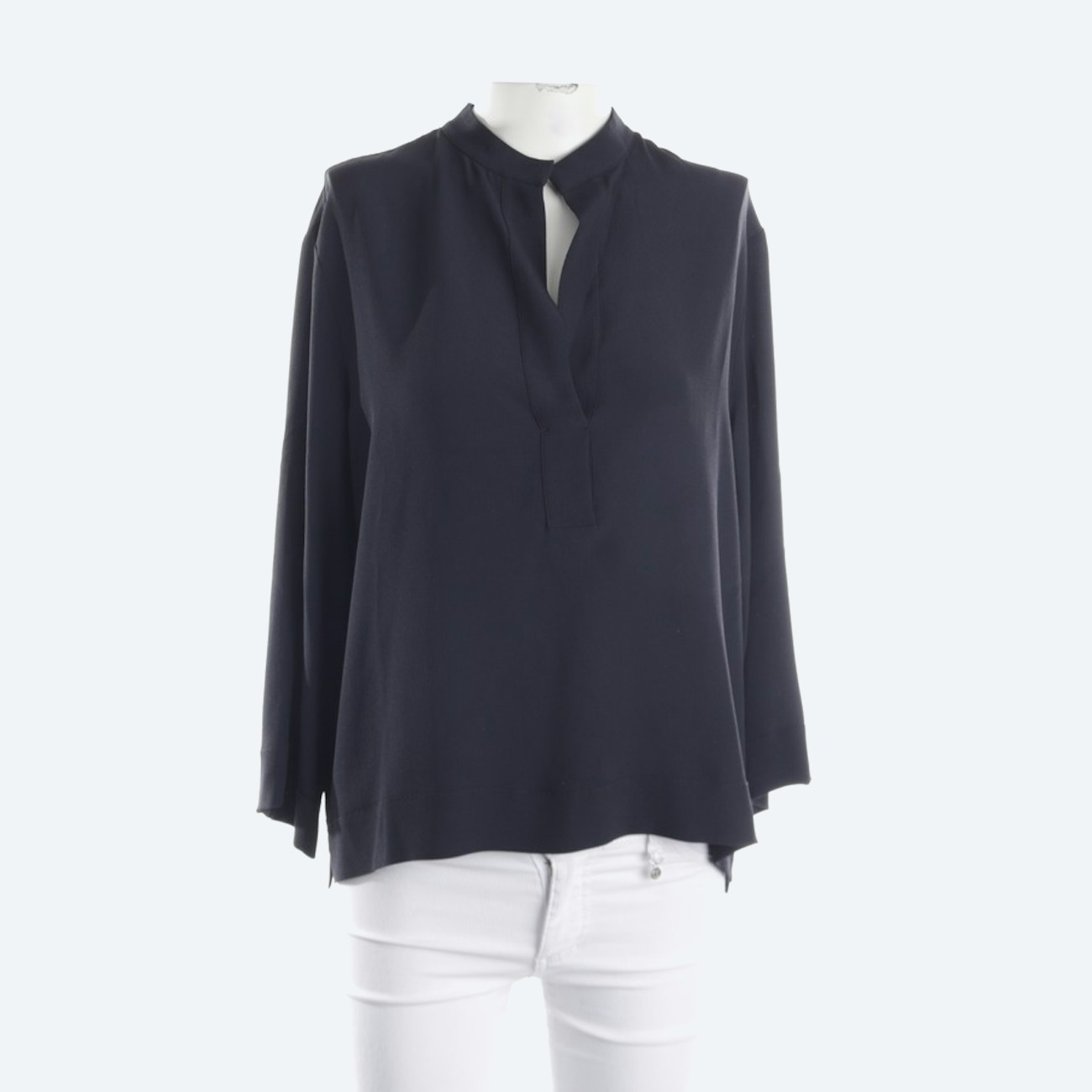 Image 1 of Blouses 34 Navy in color Blue | Vite EnVogue