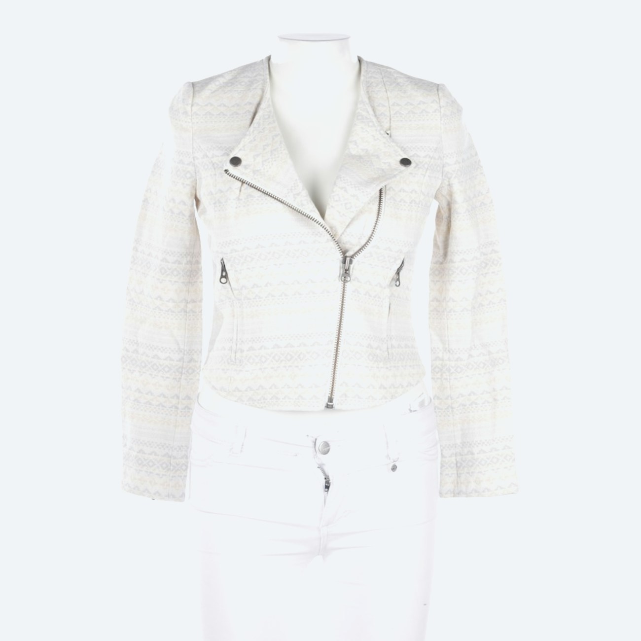 Image 1 of Jeans Jacket XS Cream in color White | Vite EnVogue