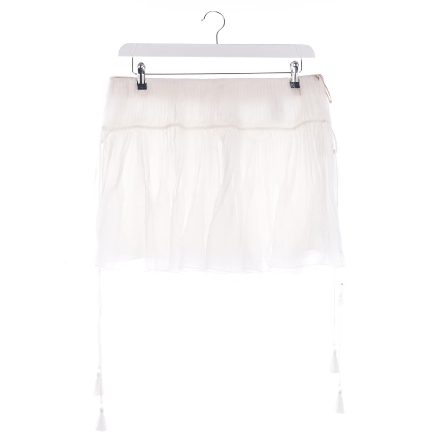 Image 1 of Silk Skirt 40 White in color White | Vite EnVogue
