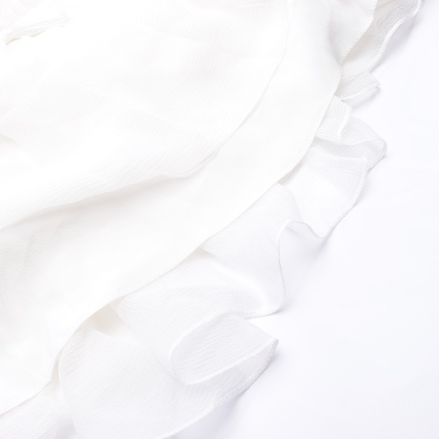 Image 3 of Silk Skirt 40 White in color White | Vite EnVogue