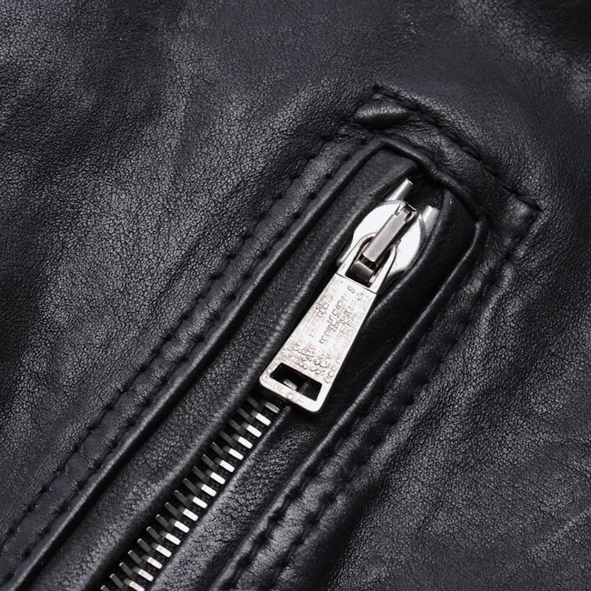Image 4 of Leather Jacket L Black in color Black | Vite EnVogue