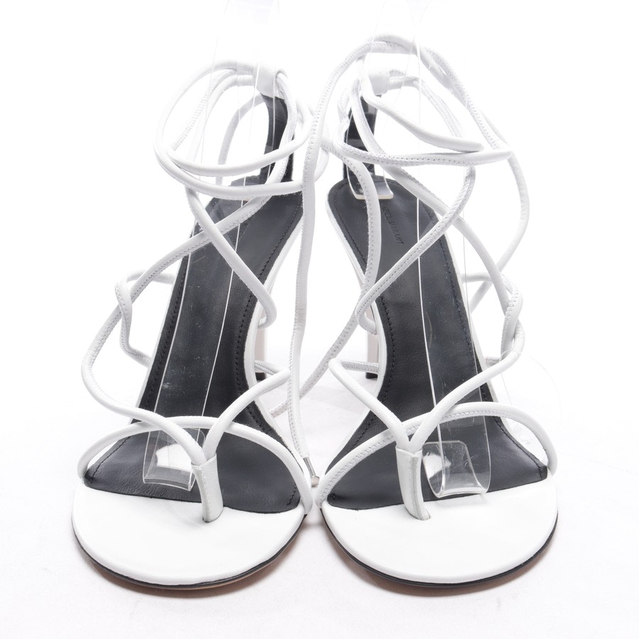 Image 2 of Heeled Sandals EUR 40 White in color White | Vite EnVogue