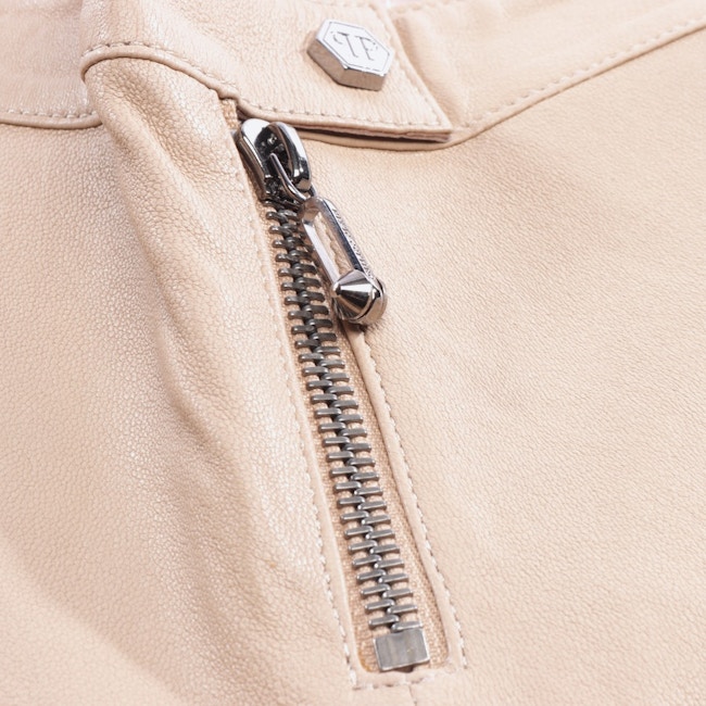 Image 4 of Leder Leather Pants S Beige in color White | Vite EnVogue