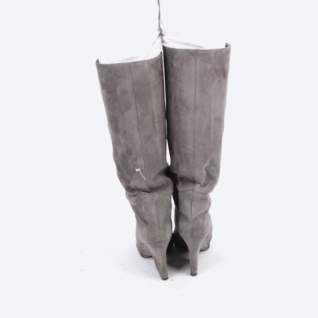 Image 3 of knee high boots D 39 light grey in color grey | Vite EnVogue