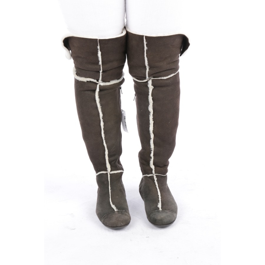 Image 2 of Overknee Boots EUR 36.5 Brown in color Brown | Vite EnVogue