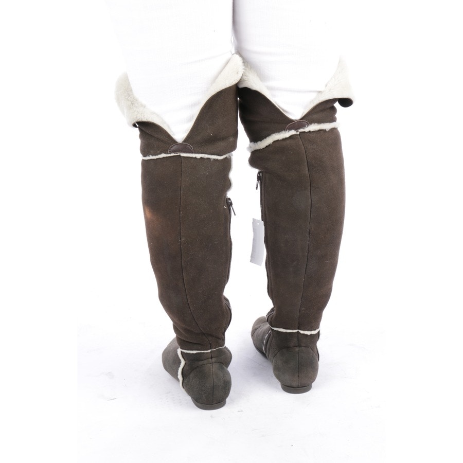 Image 3 of Overknee Boots EUR 36.5 Brown in color Brown | Vite EnVogue