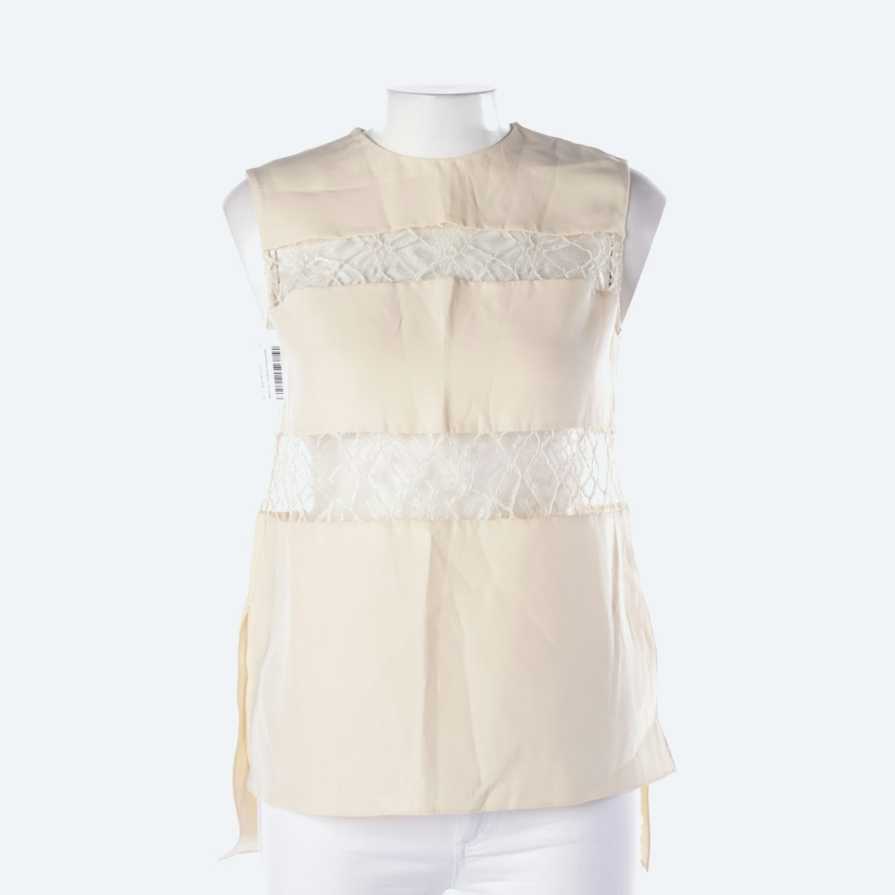 Image 1 of Silk tops 36 Pastel yellow in color Yellow | Vite EnVogue