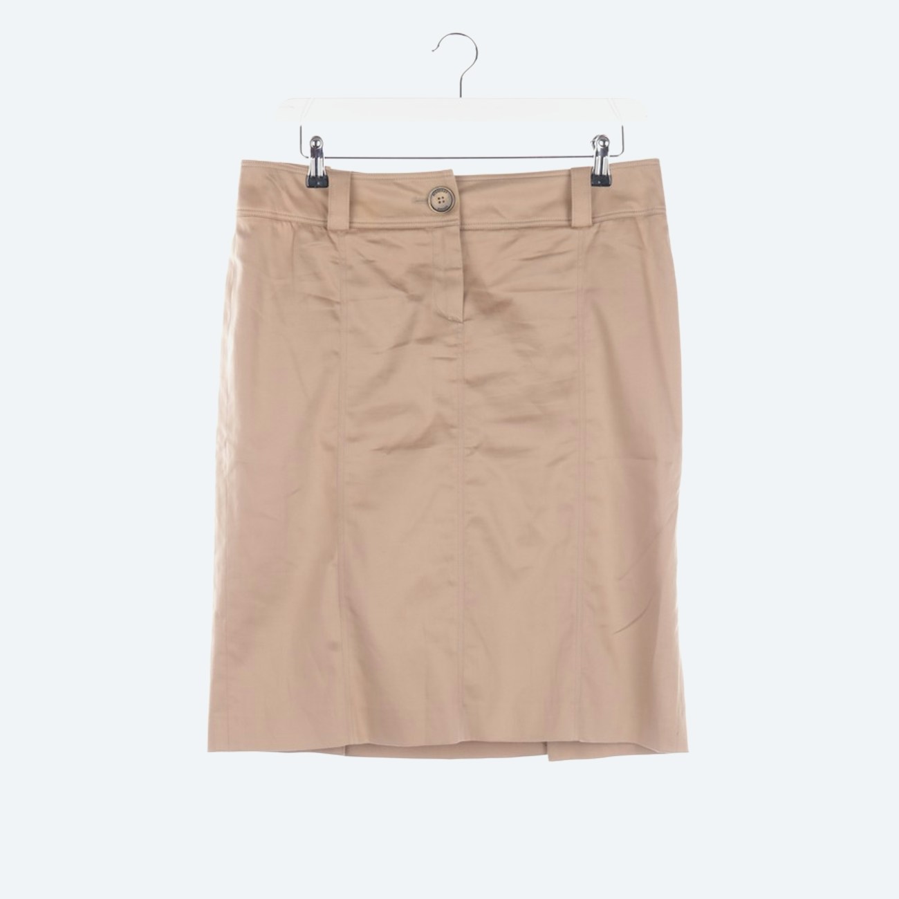 Image 1 of Skirt 38 Tan in color Brown | Vite EnVogue