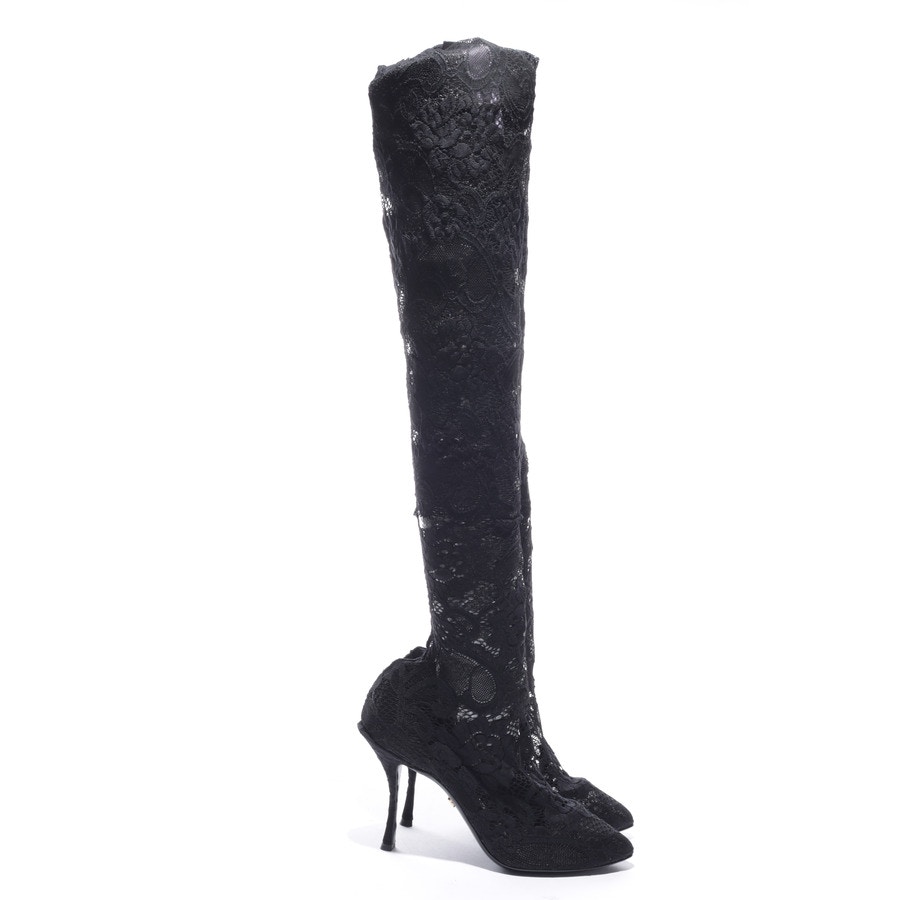 Image 1 of Overknee Boots EUR 39.5 Black in color Black | Vite EnVogue