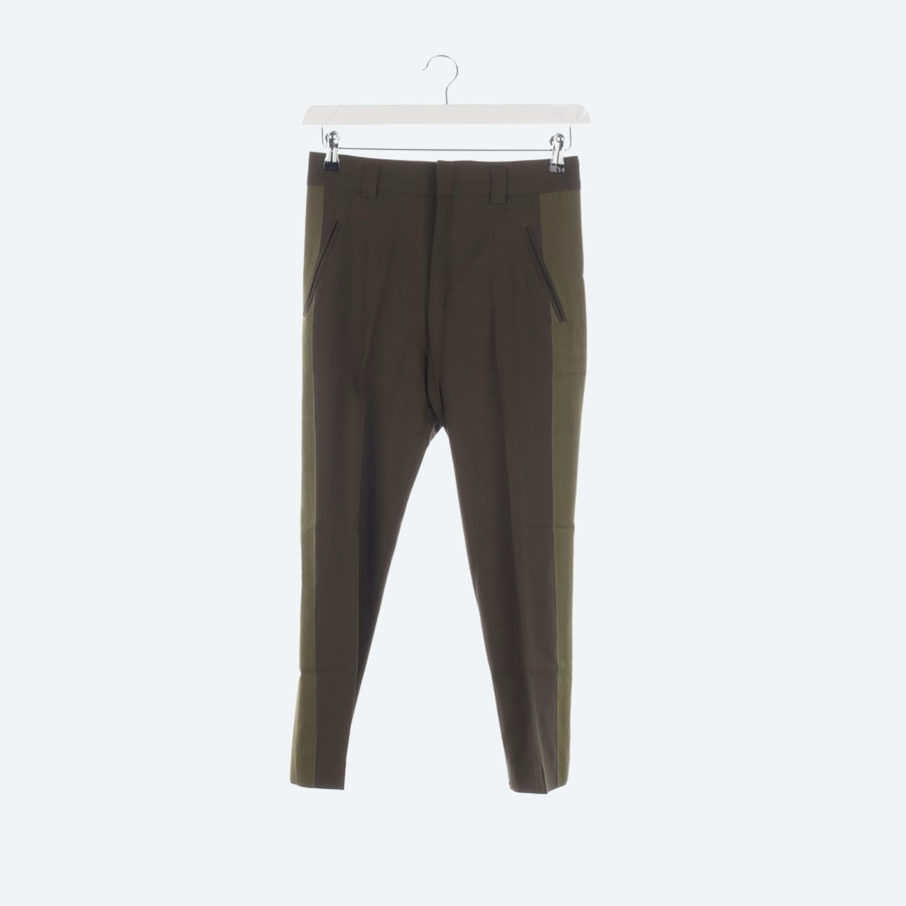 Image 1 of Trousers 32 Darkolivegreen in color Green | Vite EnVogue