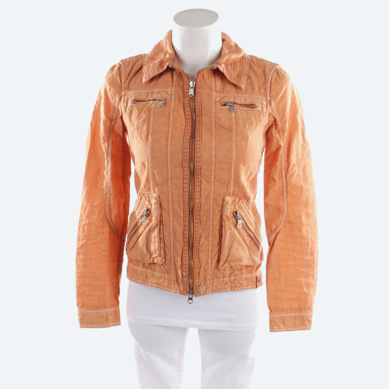 Image 1 of Between-seasons Jacket 34 Orangered in color Orange | Vite EnVogue