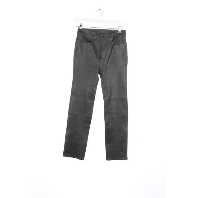 Image 1 of Leder Leather Pants W26 Darkgreen | Vite EnVogue