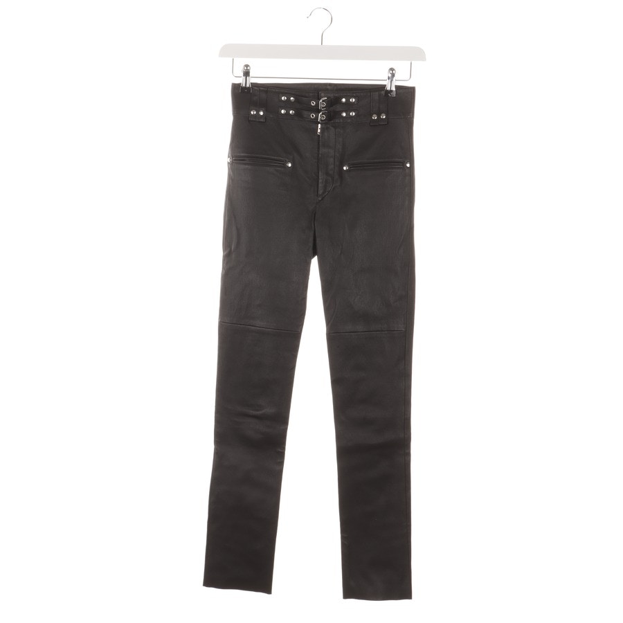 Image 1 of Leather Pants 34 Black in color Black | Vite EnVogue