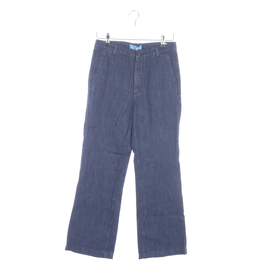 Image 1 of Flared Jeans S Darkblue in color Blue | Vite EnVogue