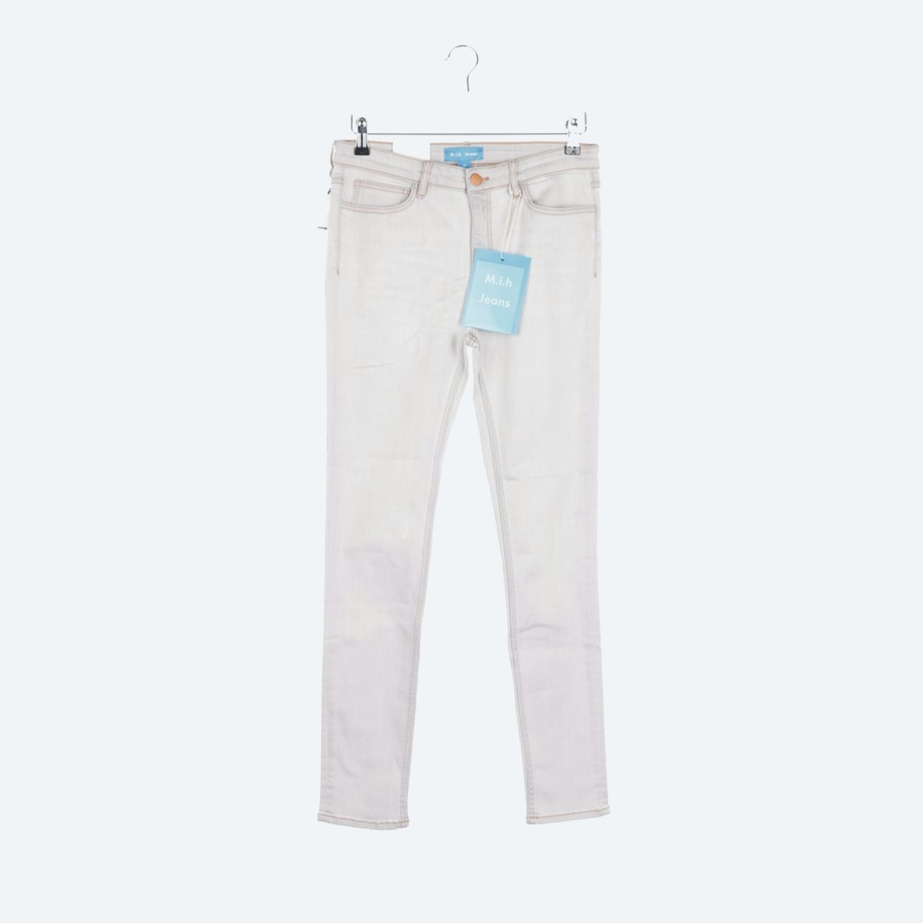 Bild 1 von Slim Fit Jeans W31 Hellgrau in Farbe Grau | Vite EnVogue