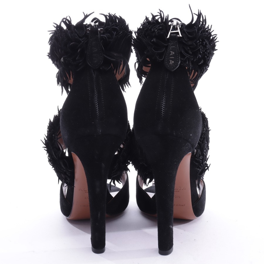 Image 3 of Heeled Sandals EUR 40.5 Black in color Black | Vite EnVogue