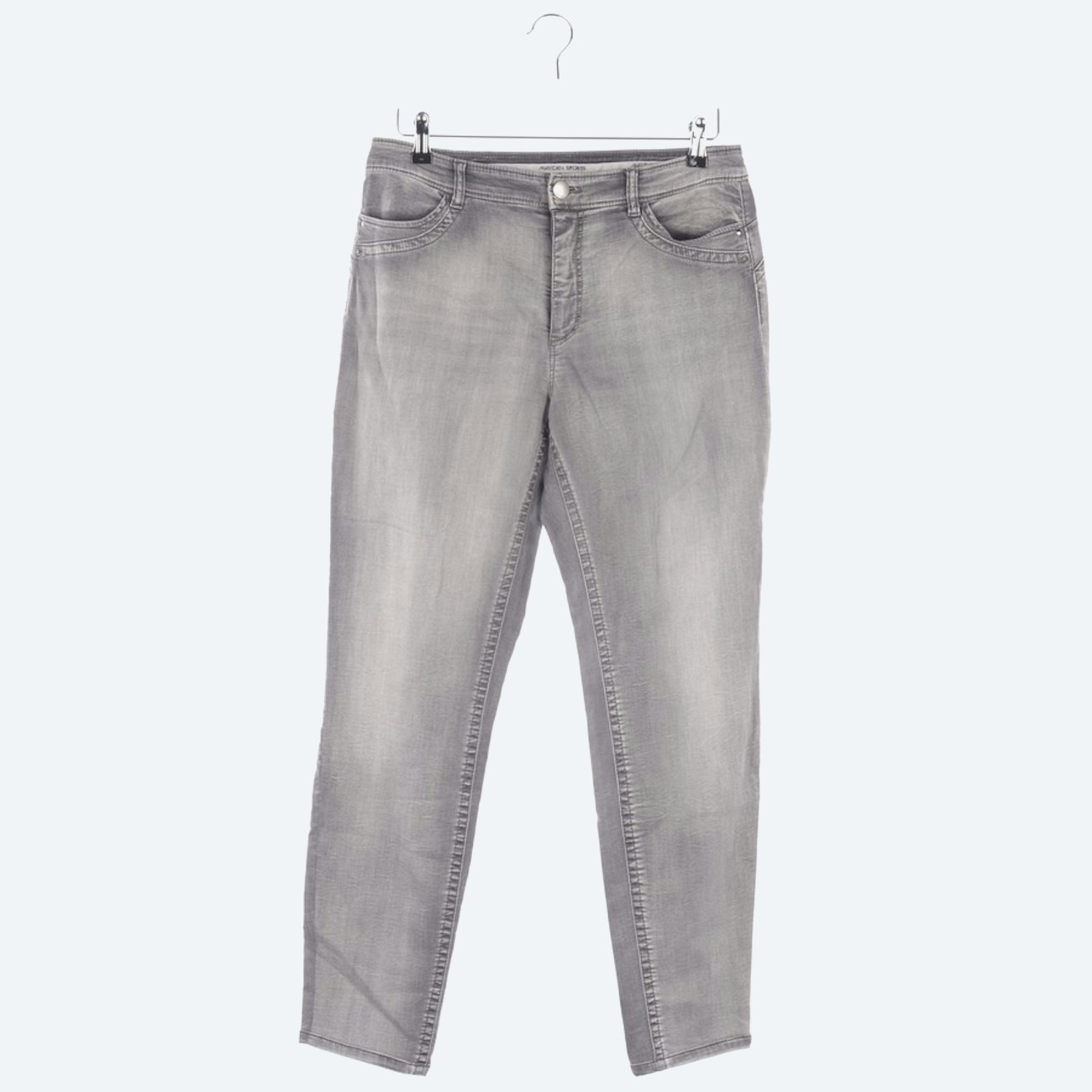 Bild 1 von Straight Fit Jeans W24 Dunkelgrau in Farbe Grau | Vite EnVogue