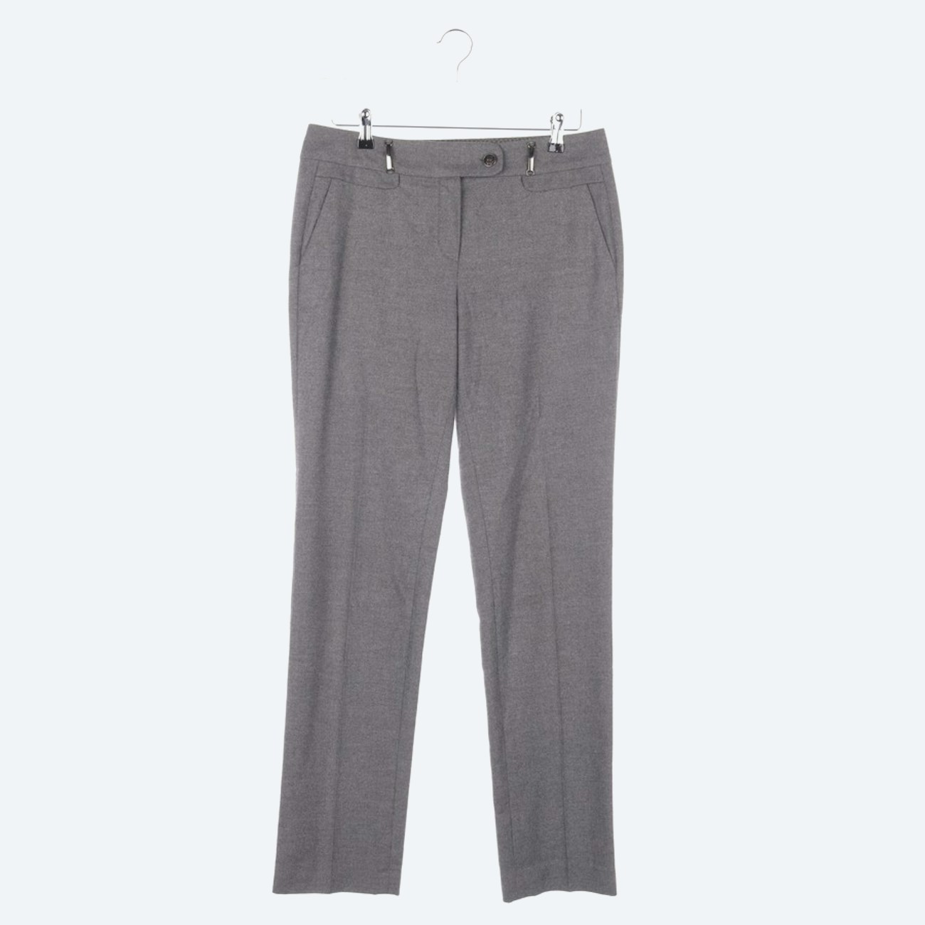 Image 1 of Pleated Trousers 38 Dark Gray in color Gray | Vite EnVogue