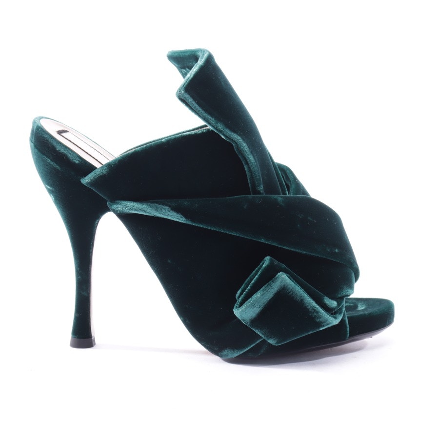 Image 1 of Heeled Sandals EUR38 Green in color Green | Vite EnVogue