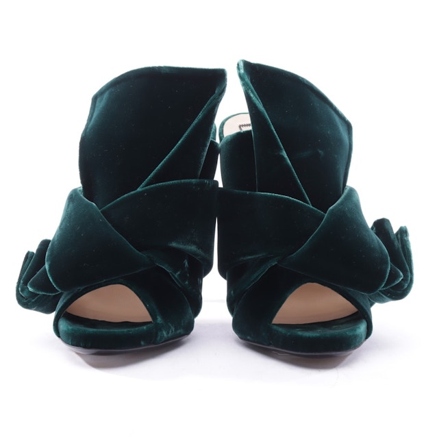 Heeled Sandals EUR38 Green | Vite EnVogue