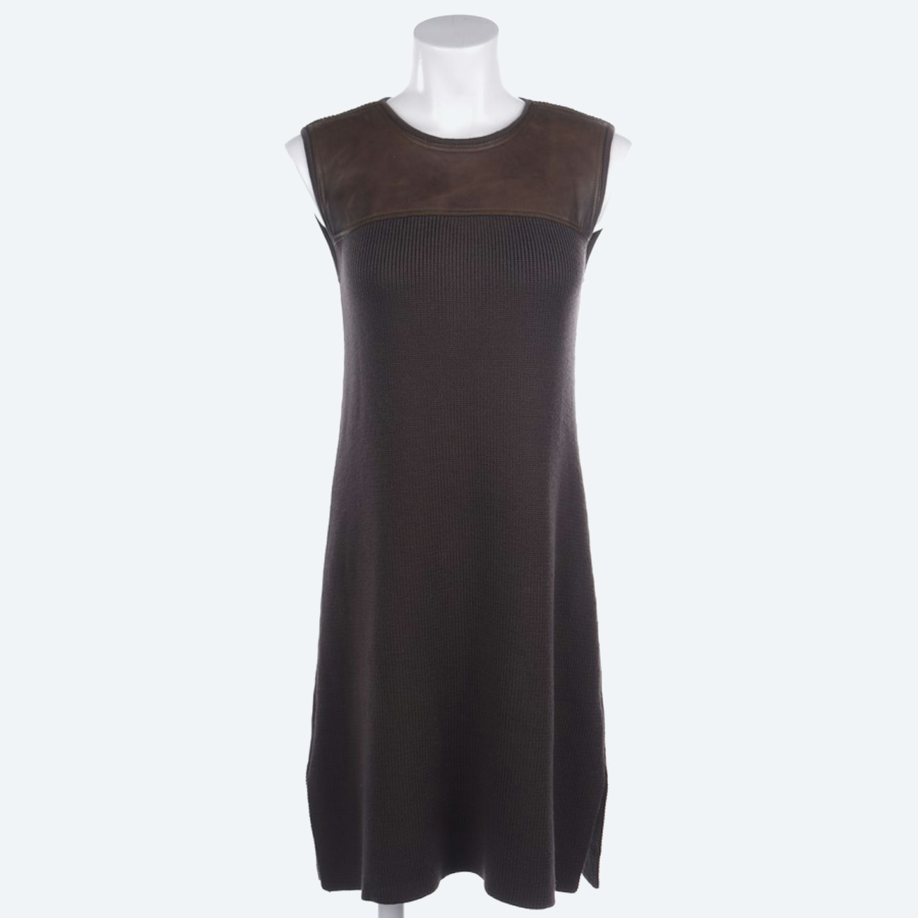 Image 1 of Shirt Dress M Brown in color Brown | Vite EnVogue