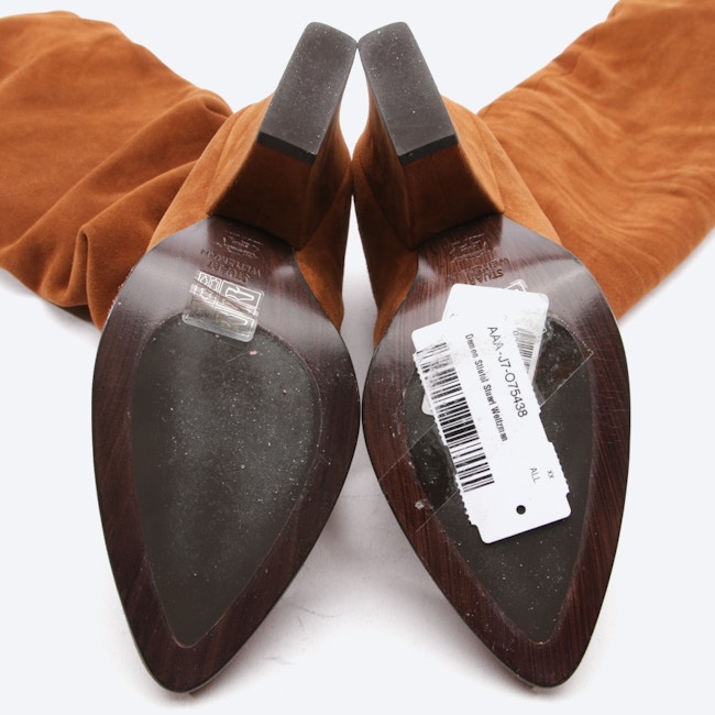 Image 4 of Knee High Boots EUR 36.5 Cognac in color Brown | Vite EnVogue