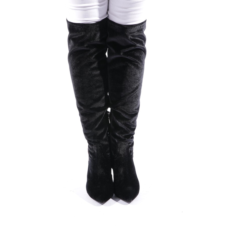 Image 2 of Knee High Boots EUR 36 Black in color Black | Vite EnVogue