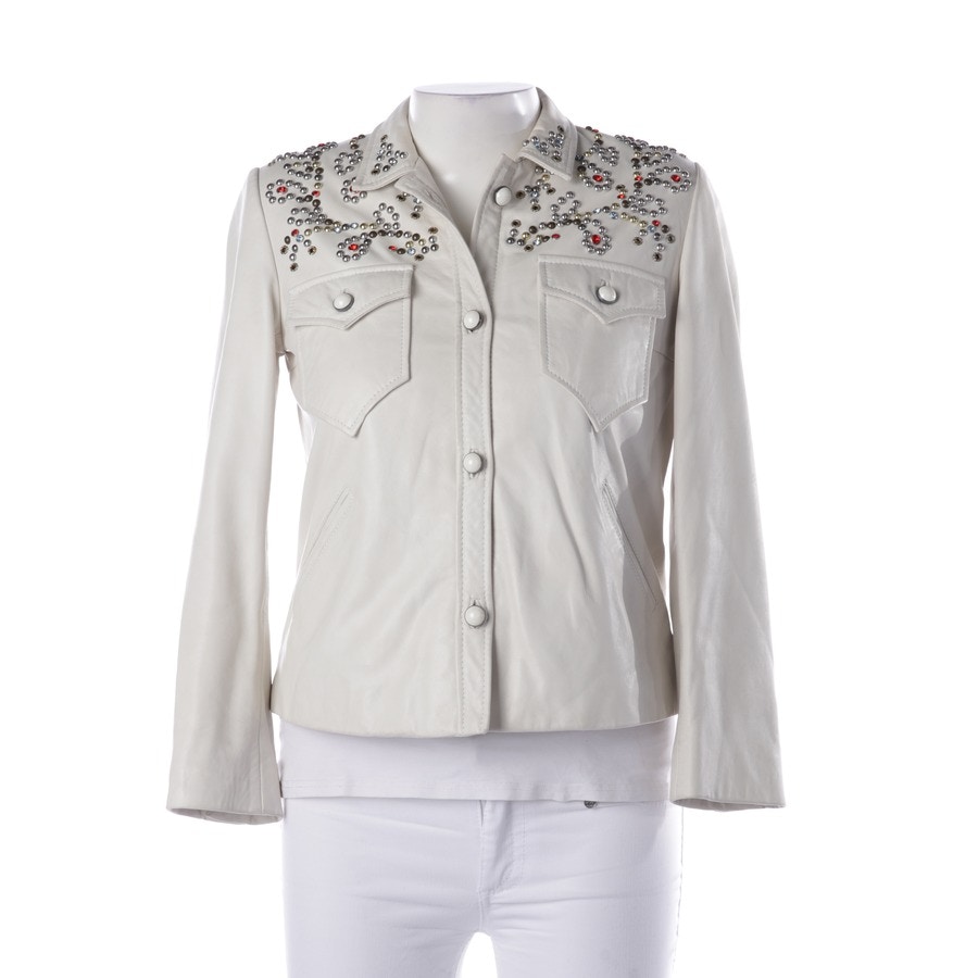 Image 1 of LeatherJackets 36 Ivory in color White | Vite EnVogue