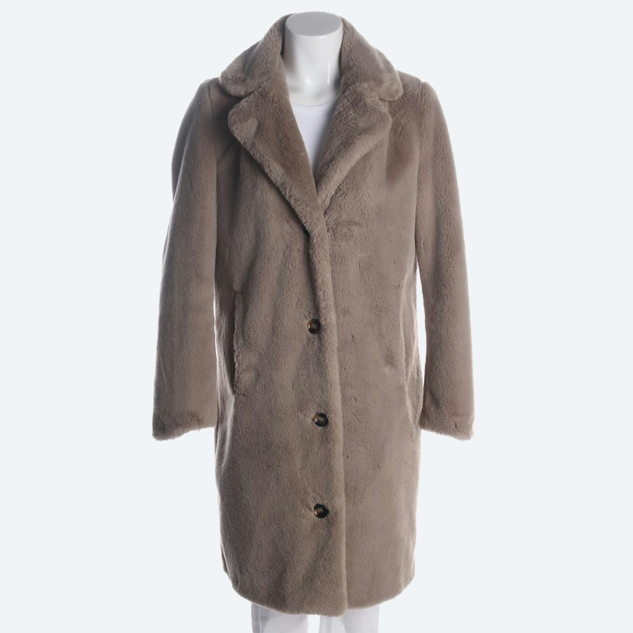 Image 1 of Winter Coat S Light Brown in color Brown | Vite EnVogue