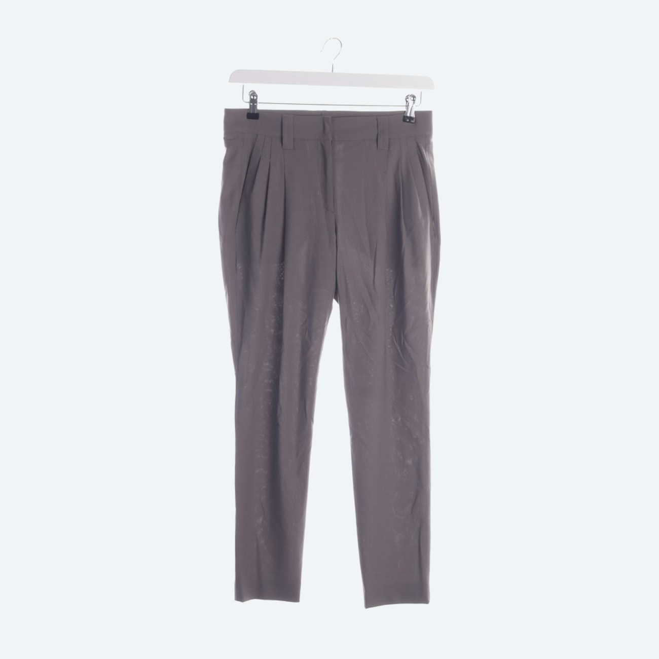 Image 1 of Pleated Trousers 34 Gray in color Gray | Vite EnVogue