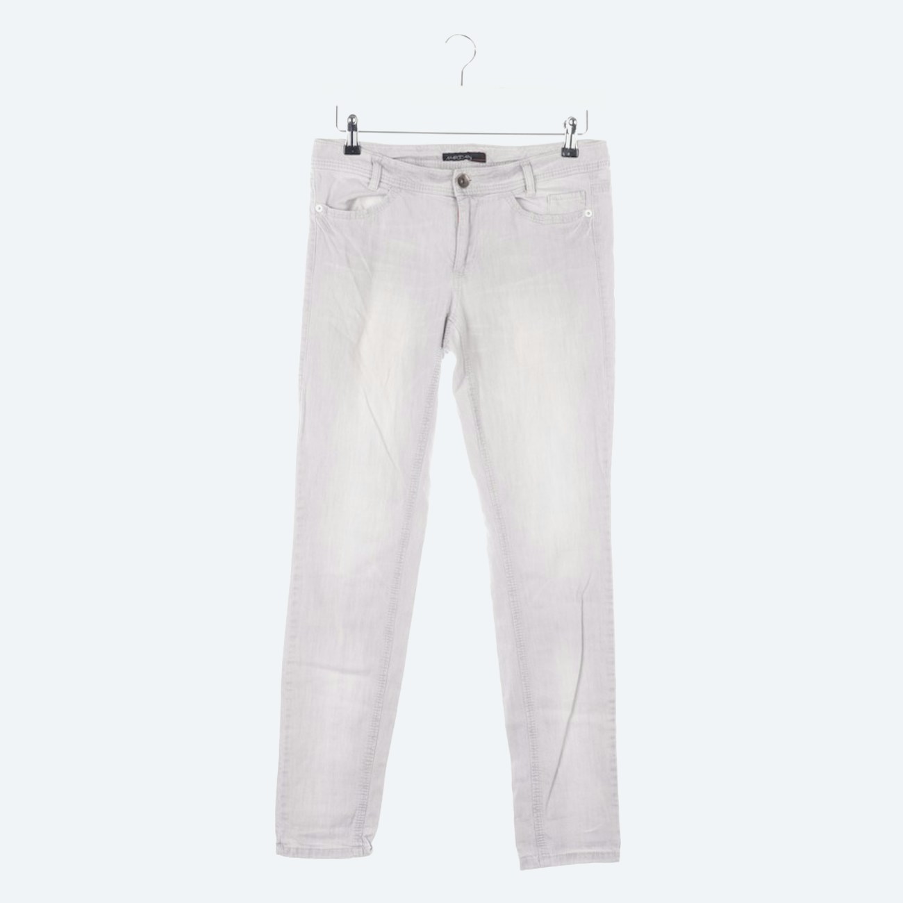 Bild 1 von Straight Fit Jeans W26 Hellgrau in Farbe Grau | Vite EnVogue
