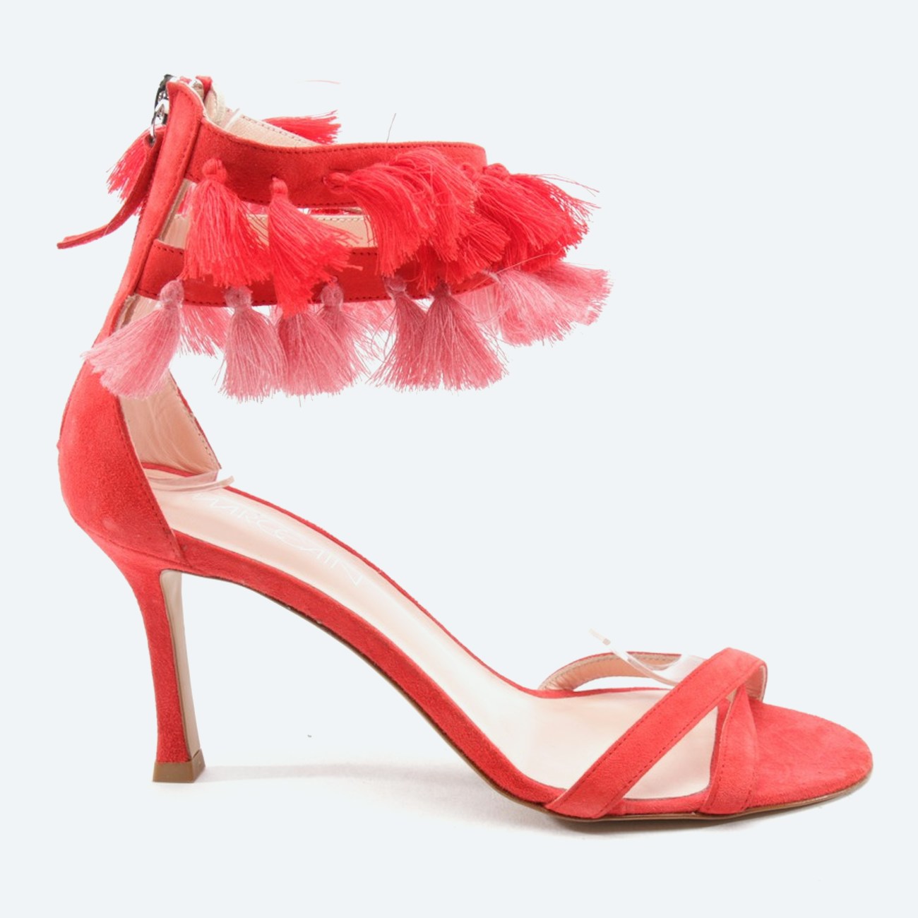 Image 1 of Heeled Sandals EUR 37 Red in color Red | Vite EnVogue