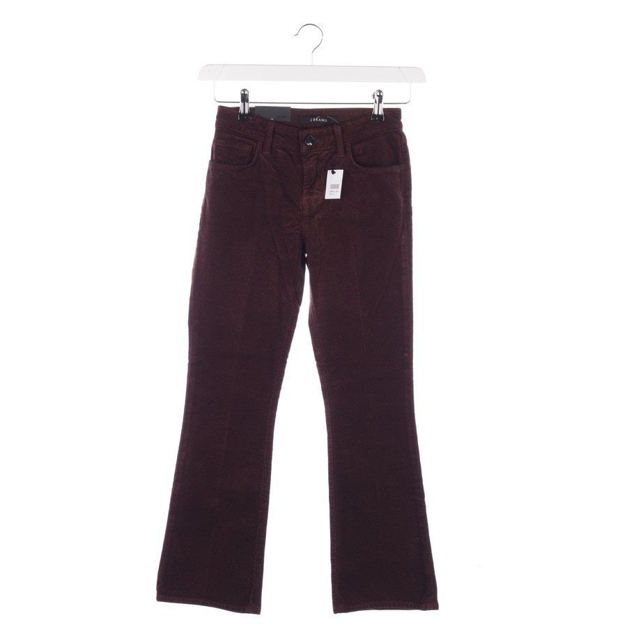 Image 1 of Corduroy Pants W24 Bordeaux in color Red | Vite EnVogue