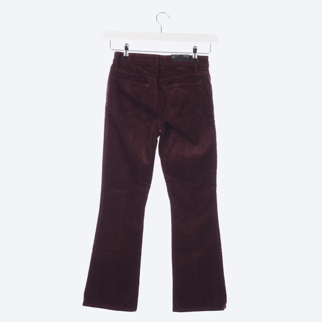 Image 2 of Corduroy Pants W24 Bordeaux in color Red | Vite EnVogue