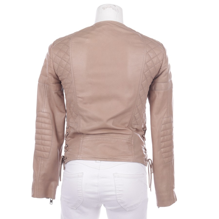 Image 2 of LeatherJacket S Light Brown in color Brown | Vite EnVogue