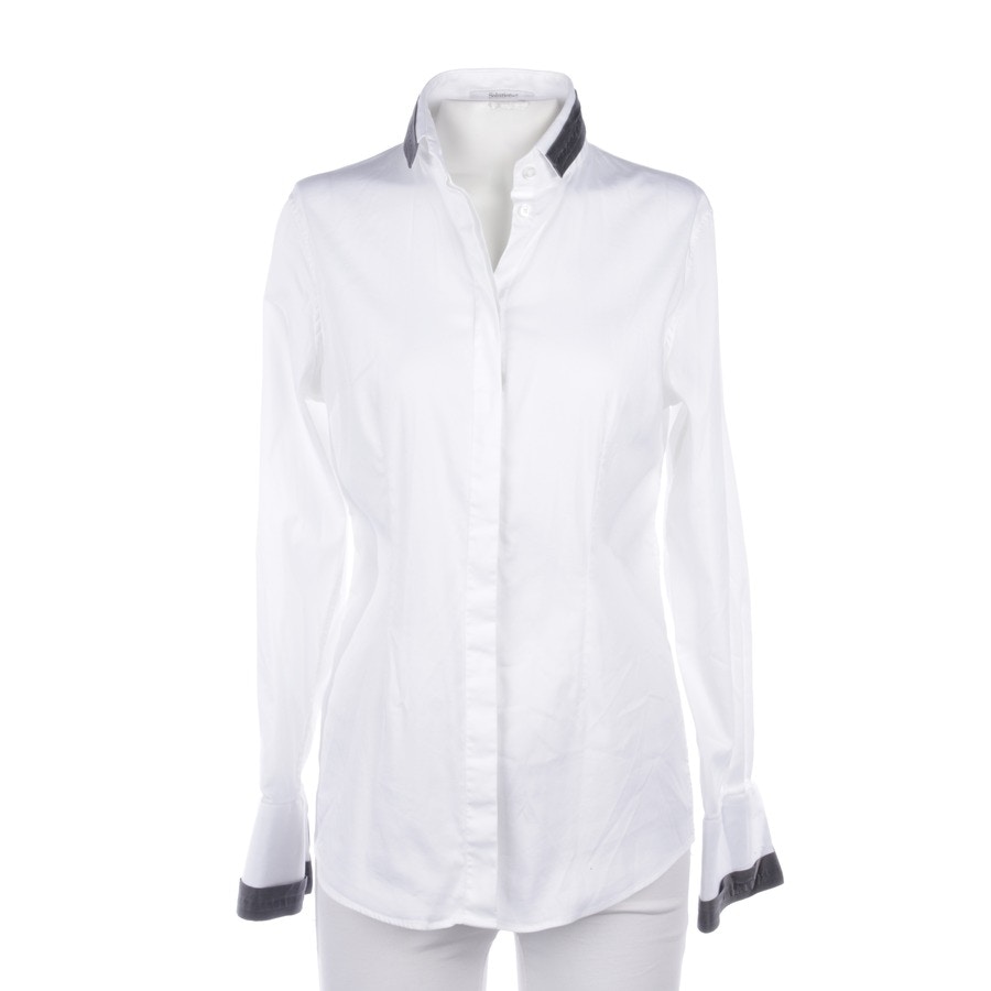 Image 1 of Shirt Blouse 30 White in color White | Vite EnVogue