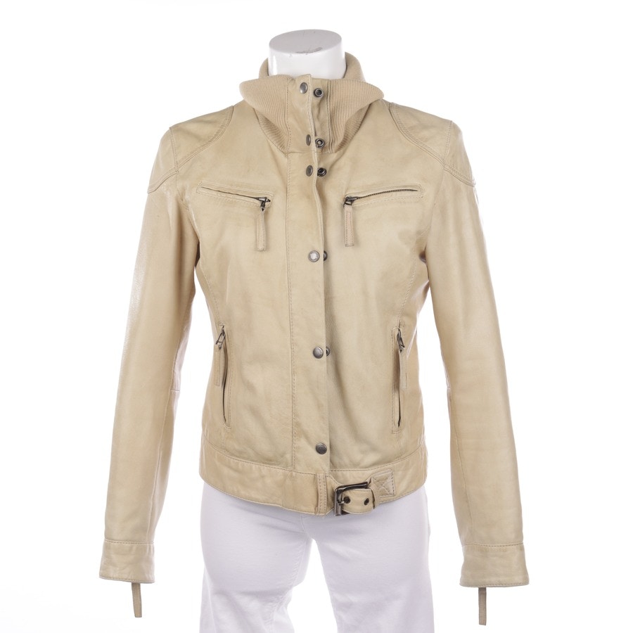 Image 1 of LeatherJacket M White in color White | Vite EnVogue