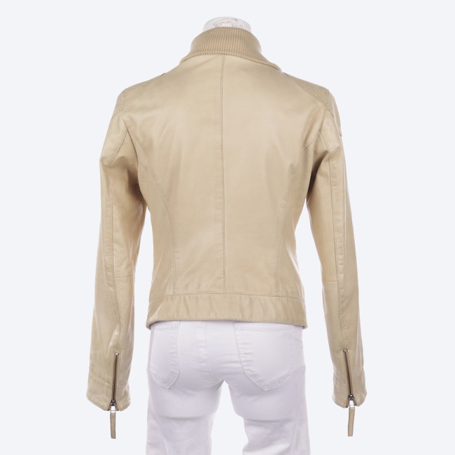 Image 2 of LeatherJacket M Beige in color White | Vite EnVogue