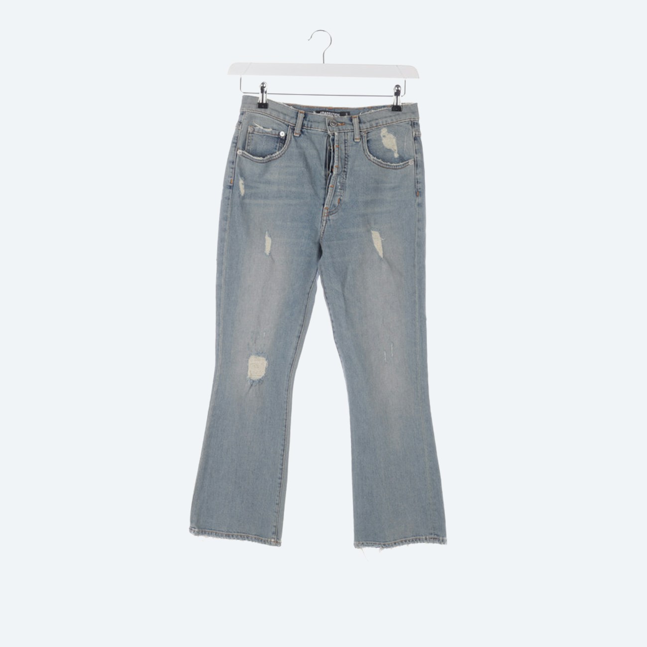 Bild 1 von Straight Fit Jeans W28 Graugrün in Farbe Grau | Vite EnVogue