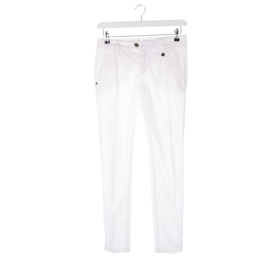 Image 1 of Pleated Trousers W26 White in color White | Vite EnVogue
