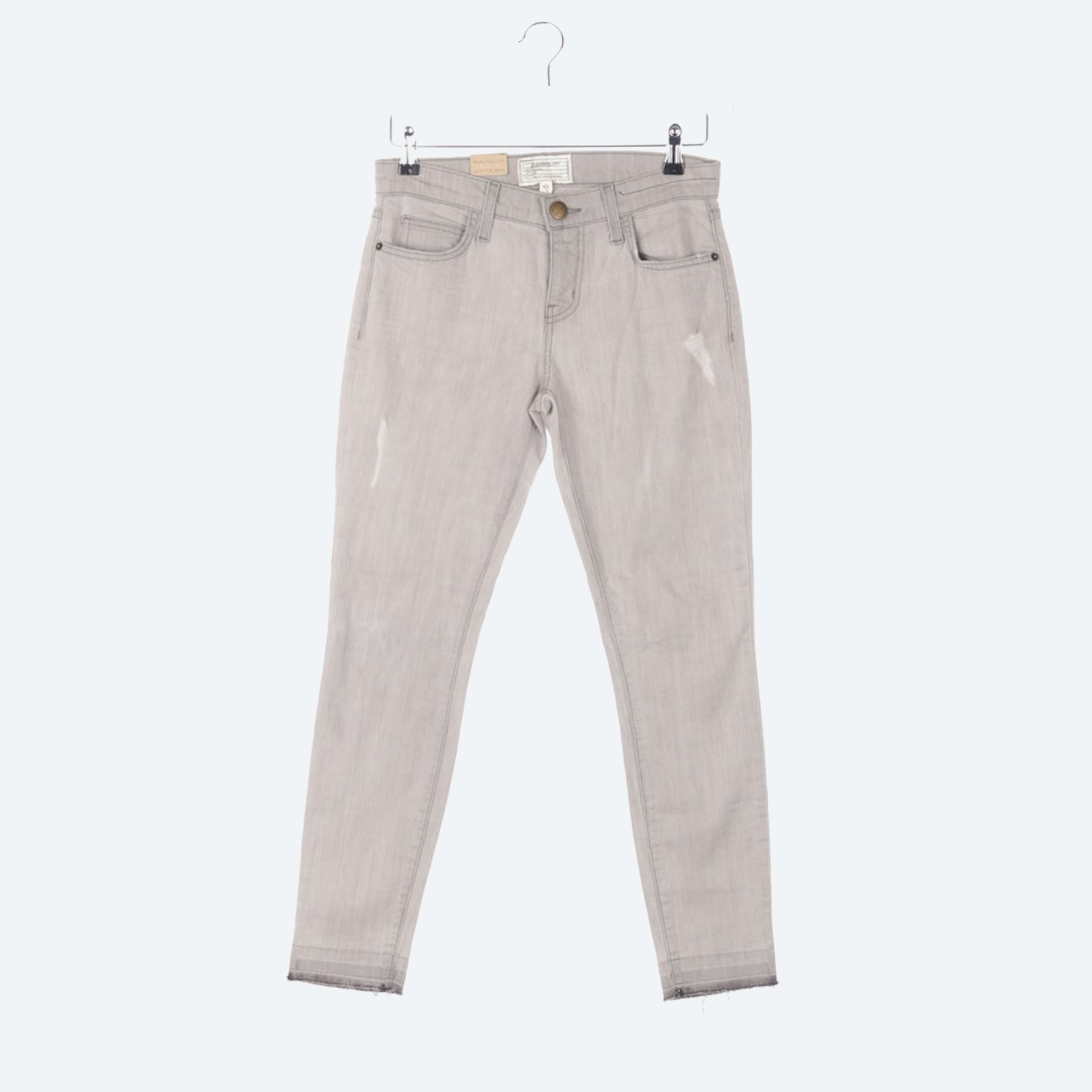 Bild 1 von Slim Fit Jeans W26 Hellgrau in Farbe Grau | Vite EnVogue