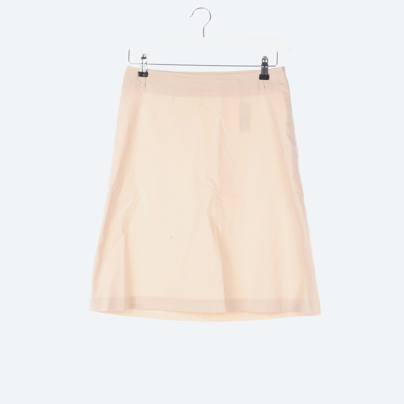 Image 1 of A-Line Skirt 36 Beige in color White | Vite EnVogue