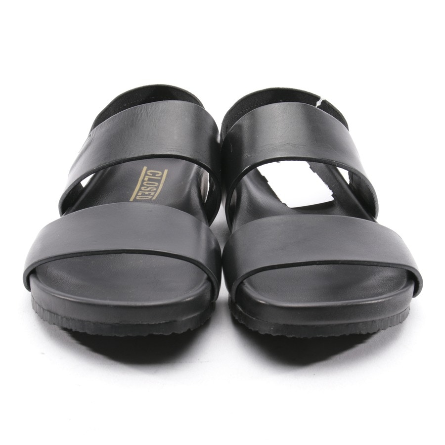 Image 2 of Strappy Sandals EUR 37 Black in color Black | Vite EnVogue