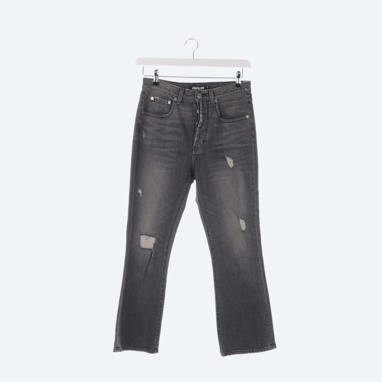 Bild 1 von Straight Fit Jeans W28 Grau in Farbe Grau | Vite EnVogue