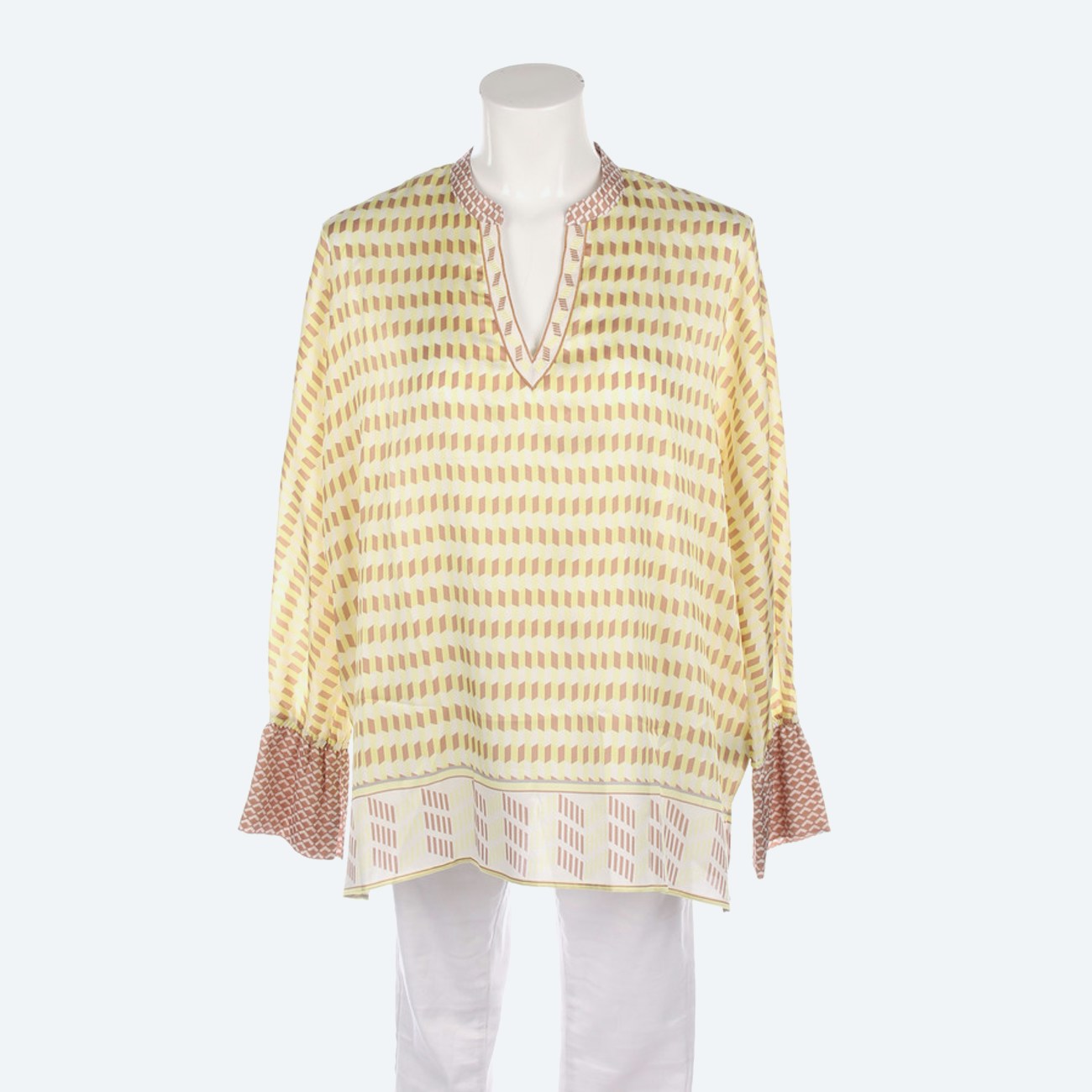 Image 1 of Blouse 36 Yellow in color Yellow | Vite EnVogue