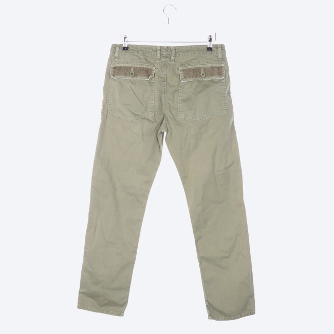 Image 2 of Trousers 27 Olive Green in color Green | Vite EnVogue